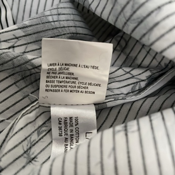 HAGGAR HERITAGE Men’s Cotton Floral Button Down Shirt, Size L - Picture 8 of 9